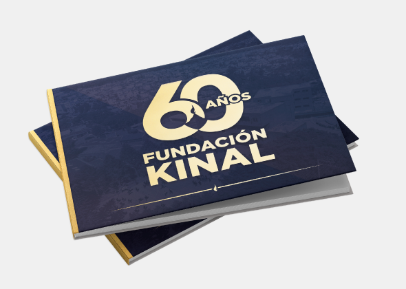 Diseño editorial para fundación Kinal