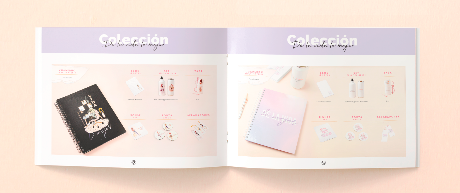 Diseño editorial de catálogo de productos